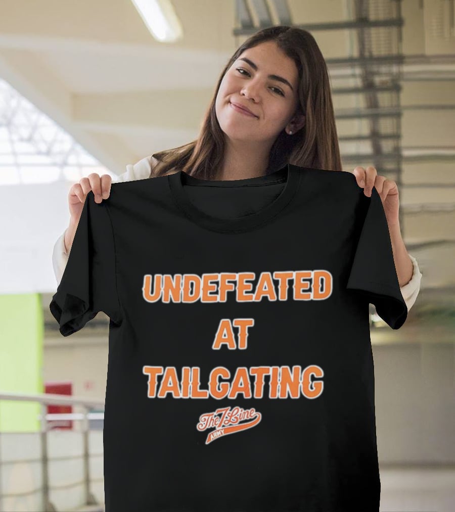 Undefeated At Tailgating The 7 Line Army New York Mets T-Shirt