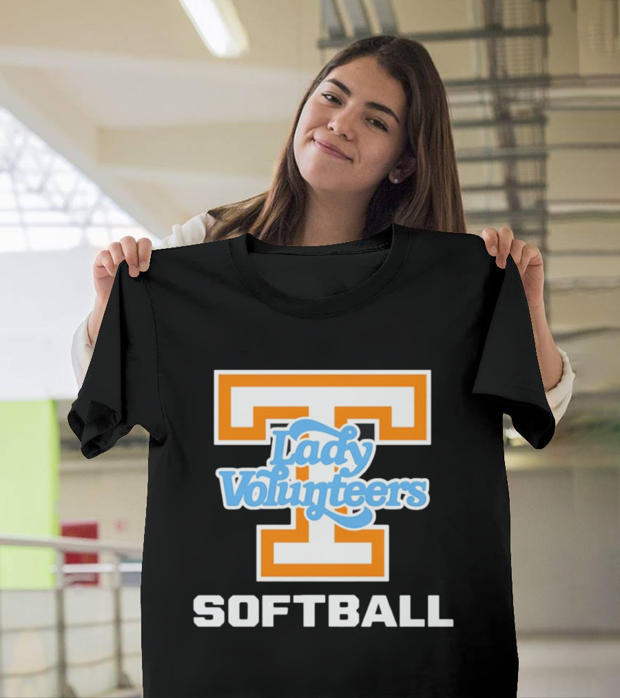University Of Tennessee Lady Volunteers Orange Softball Team T-Shirt