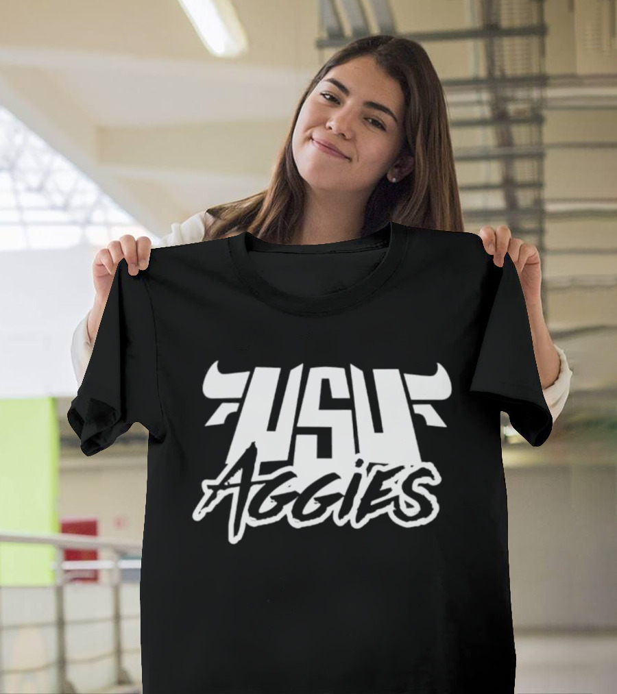 USU Aggies Horned Utah State University T-Shirt