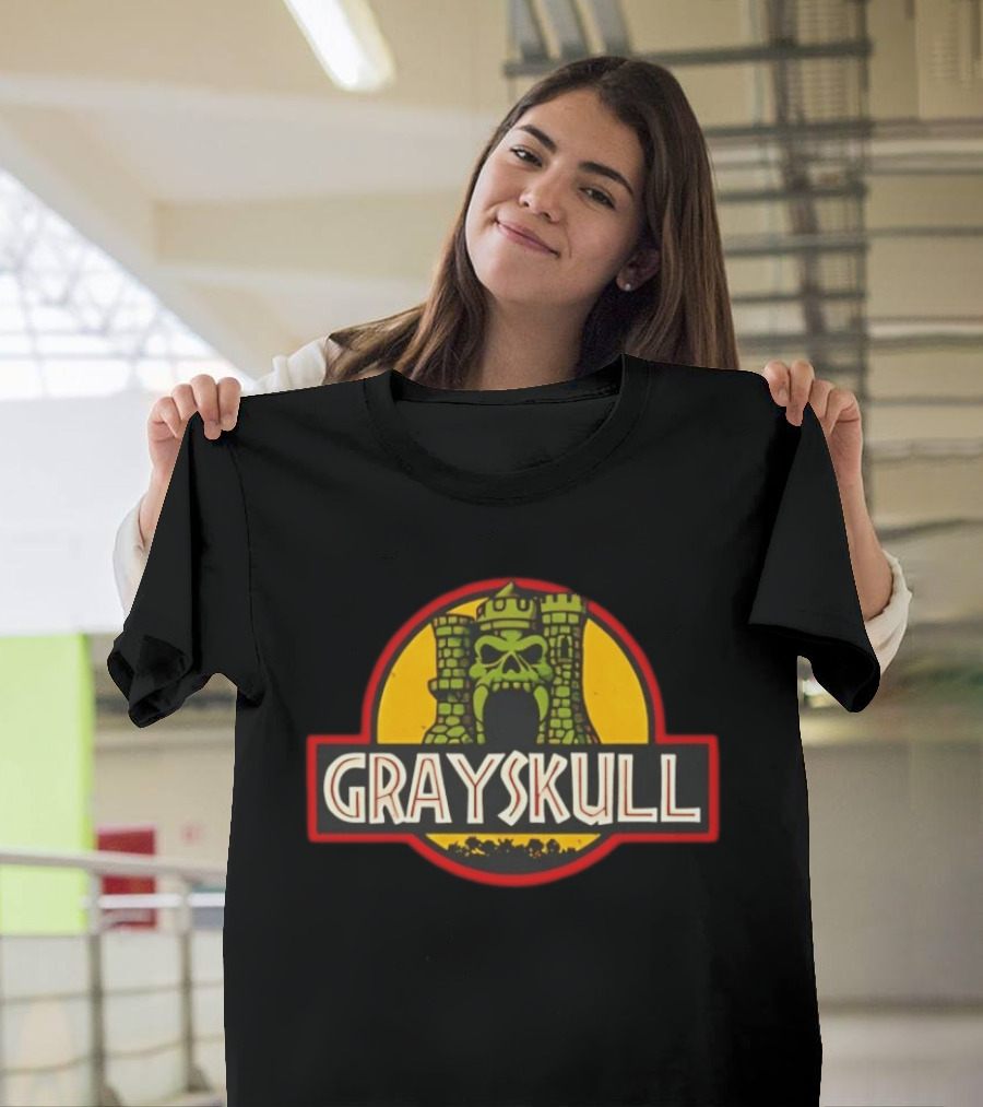 Grayskull Castle Masters Of The Universe Jurassic Park T-Shirt