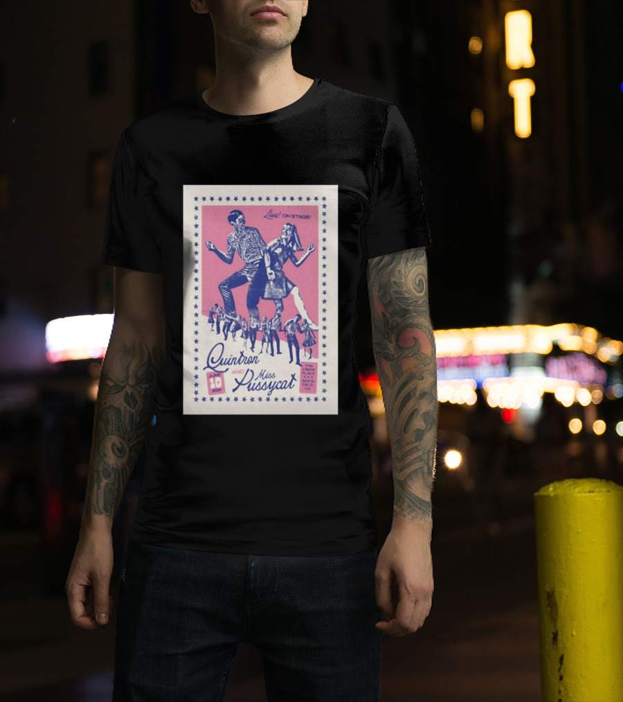 Quintron And Miss Pussycat Live On Stage June 10 2026 Santa Cruz CA Tour T-Shirt