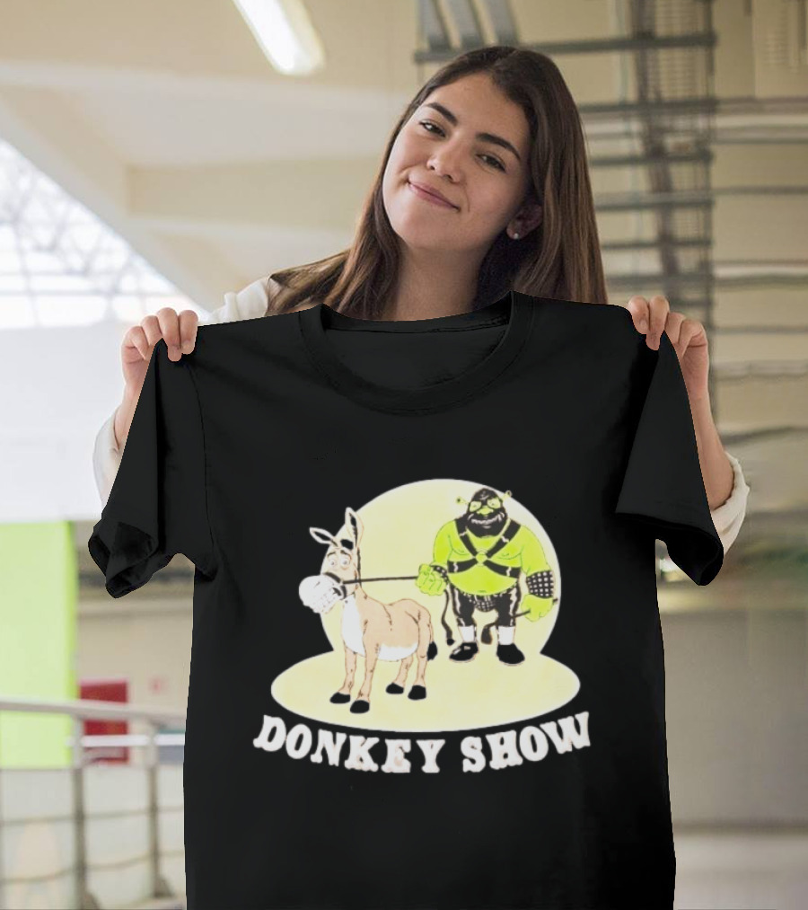 Shrek Gimp Donkey Show Leash T-Shirt