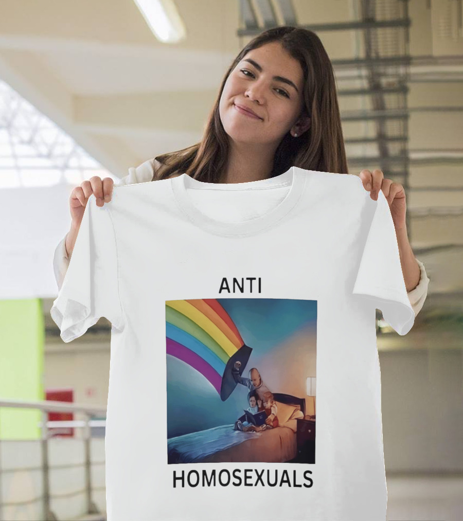 Anti Homosexuals Pride Rainbow T-Shirt