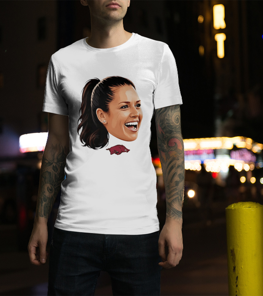 Arkansas Razorbacks Kailey Wyckoff Caricature Sports Team Fan Spirit T-Shirt