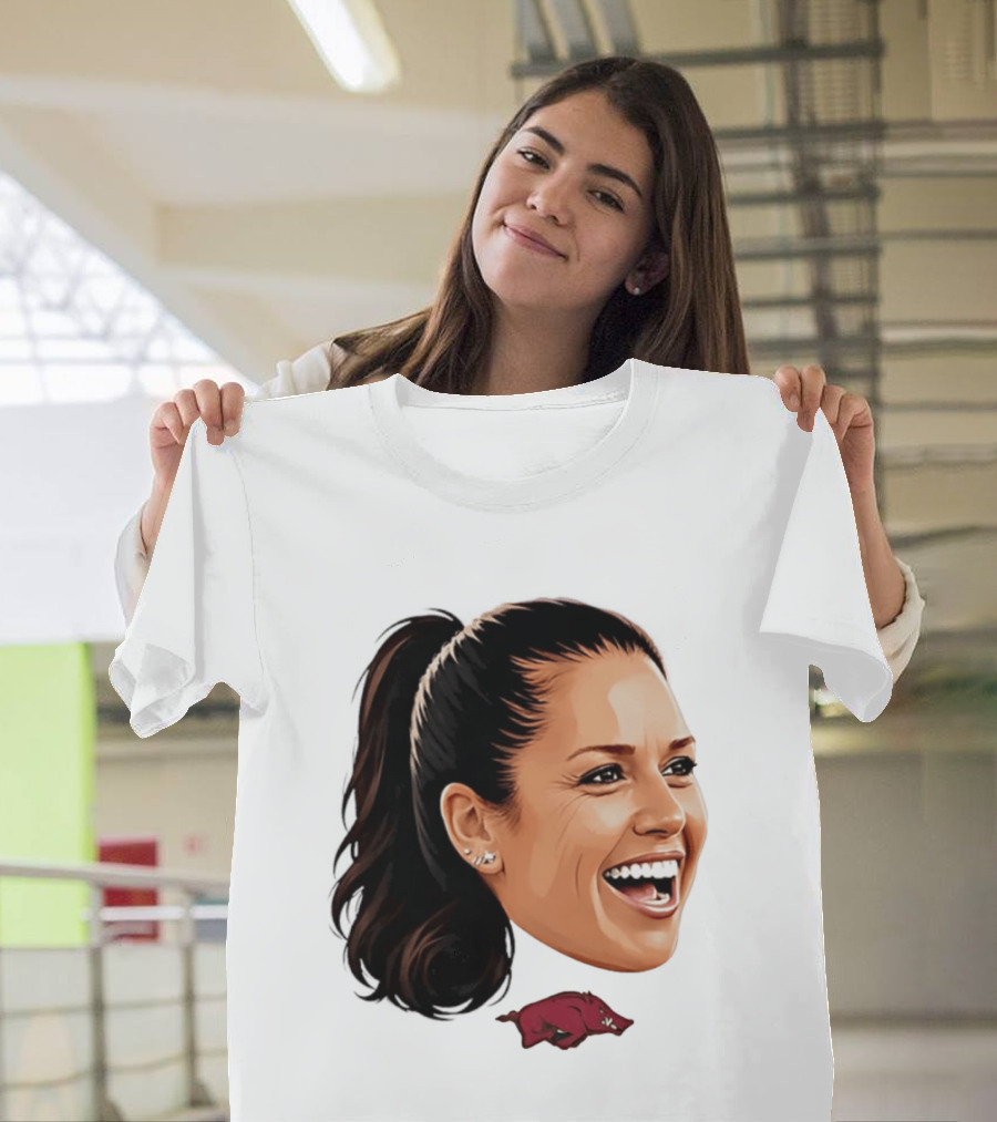 Arkansas Razorbacks Kailey Wyckoff Caricature Sports Team Fan Spirit T-Shirt