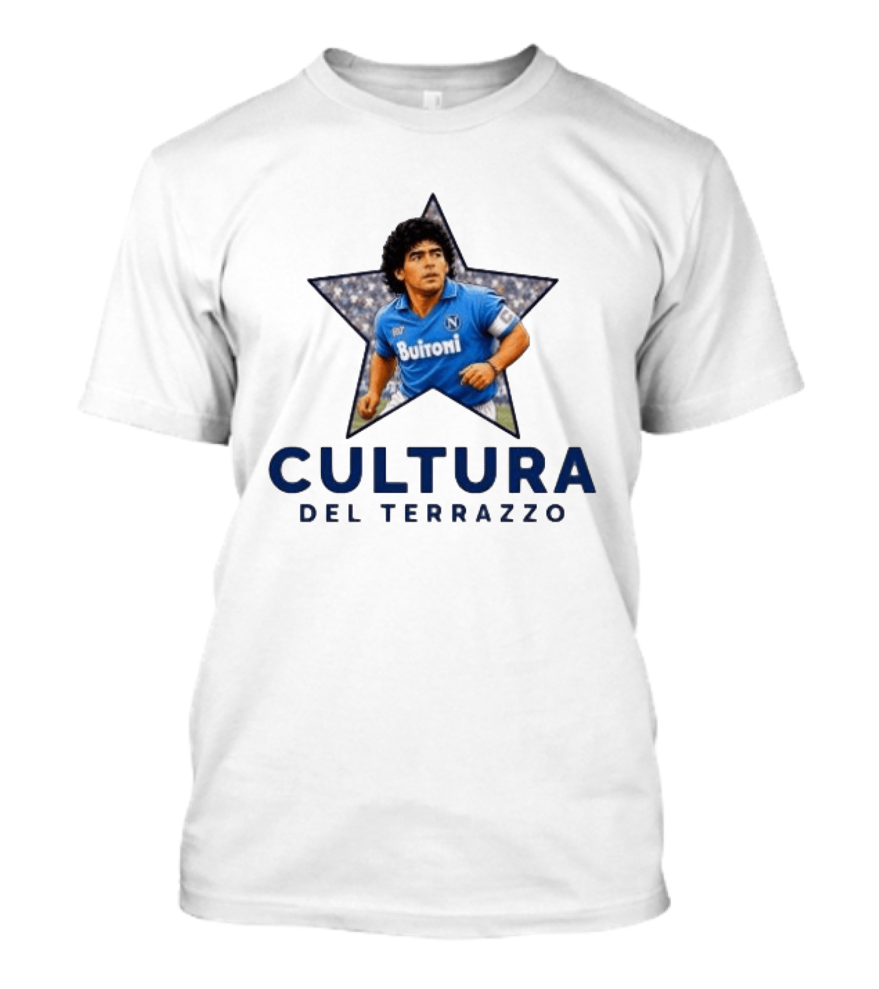Diego Maradona Buitoni Napoli Cultura Del Terrazzo T-Shirt