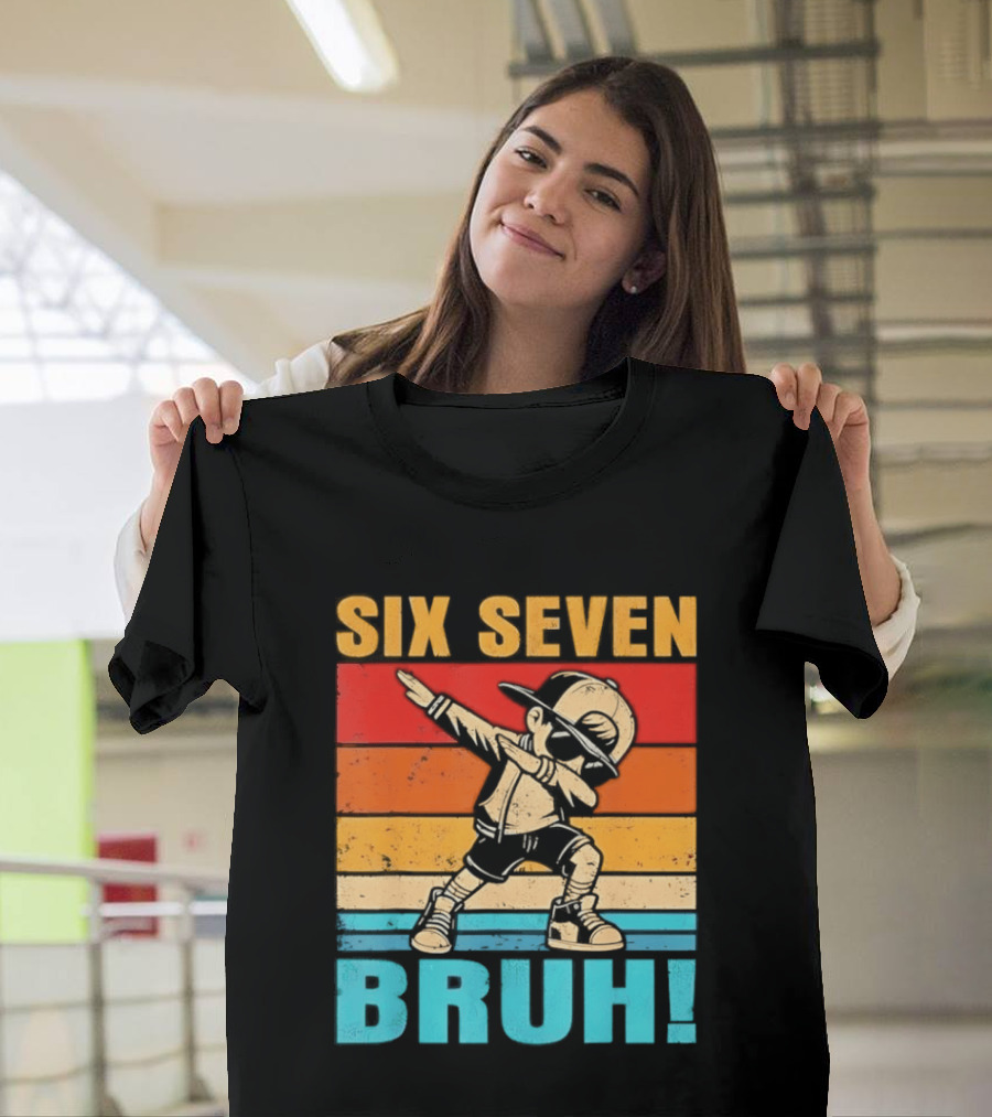 Six Seven Birthday Dab Bruh Kid T-Shirt