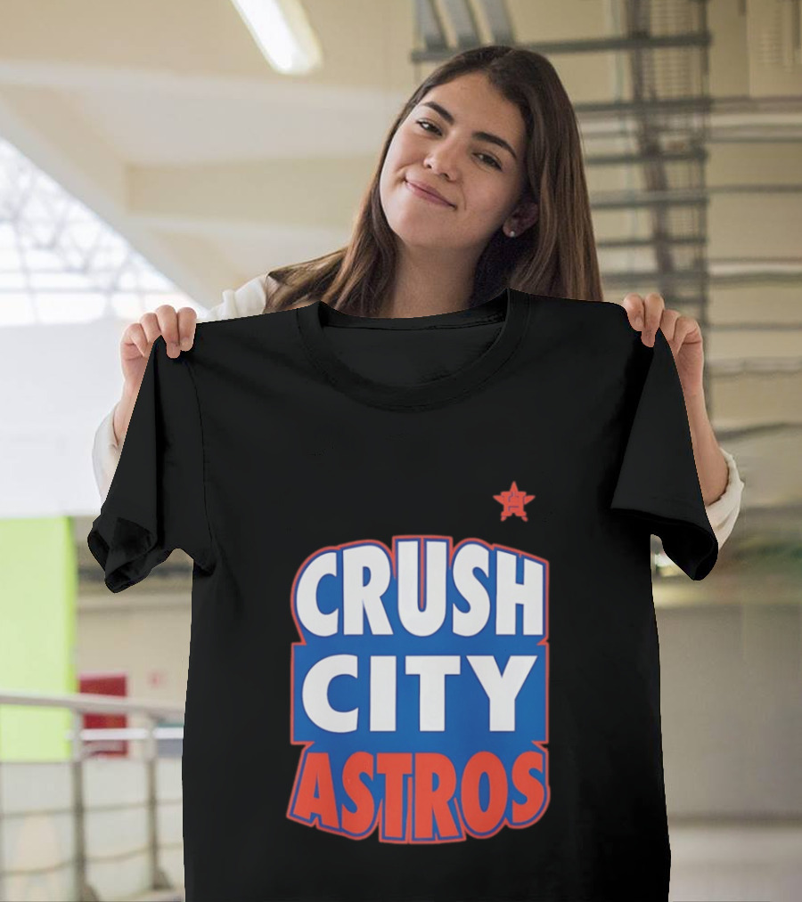 Houston Astros Crush City Astros Baseball Fan T-Shirt