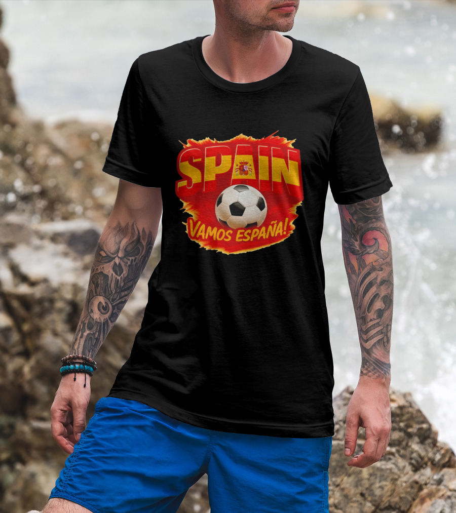 Spain Vamos España Soccer Ball T-Shirt