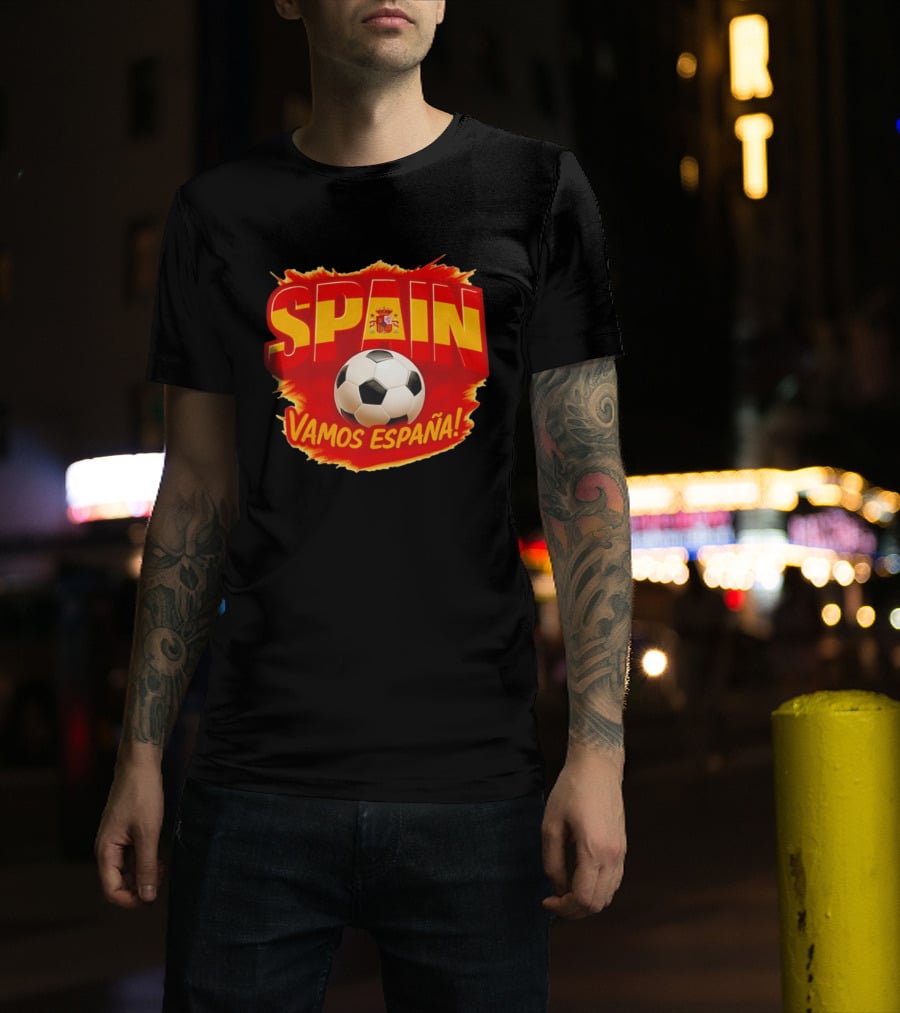 Spain Vamos España Soccer Ball T-Shirt