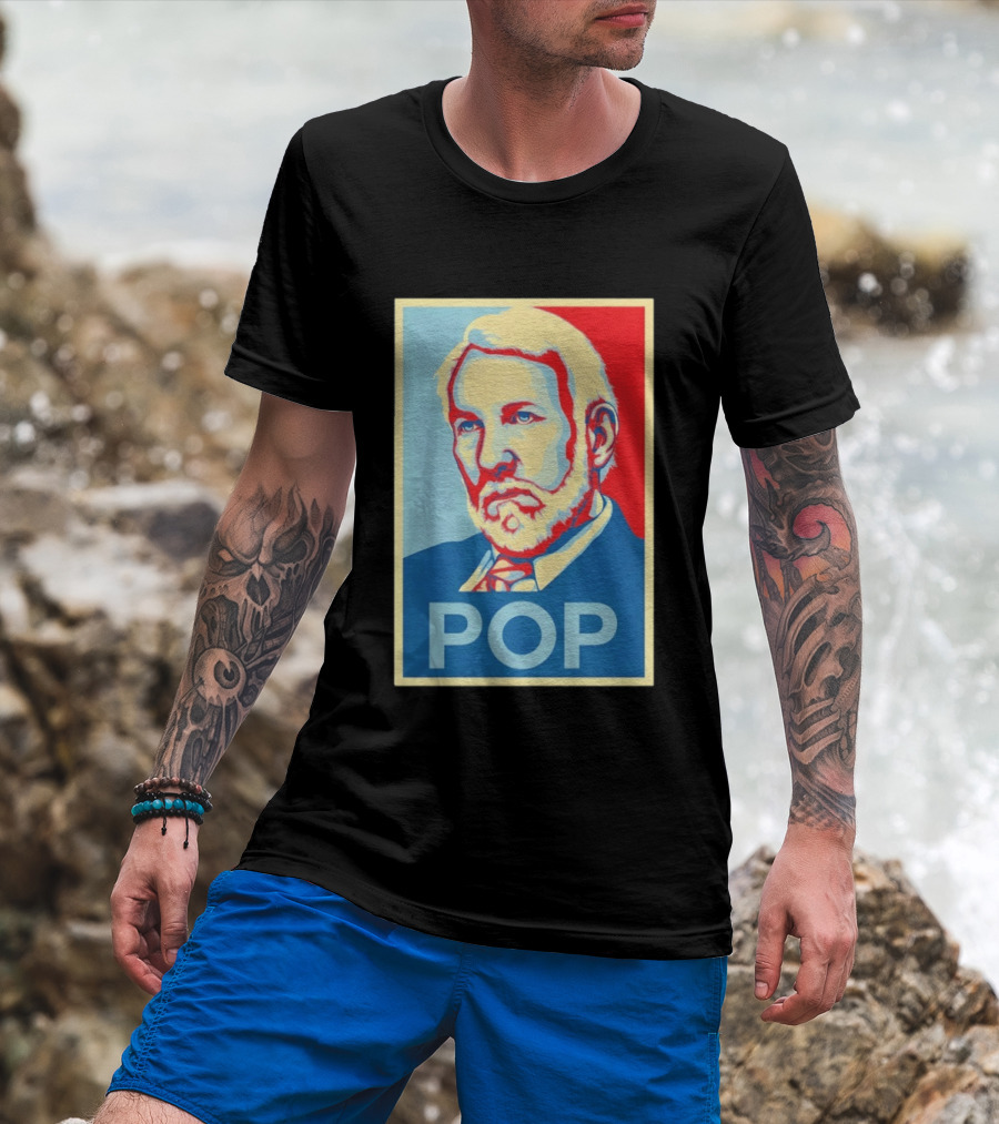 POP Gregg Popovich San Antonio Spurs Hope T-Shirt