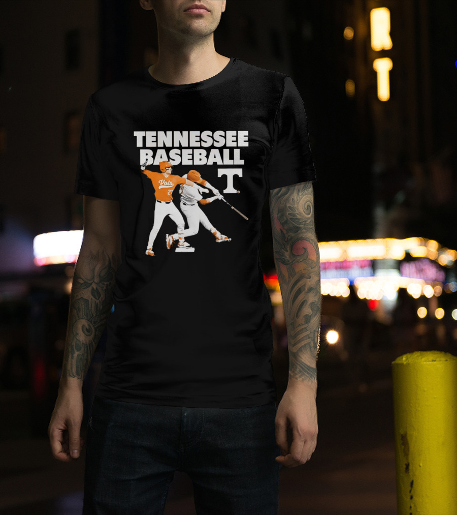 Tennessee Volunteers Baseball Vols Number 27 T-Shirt
