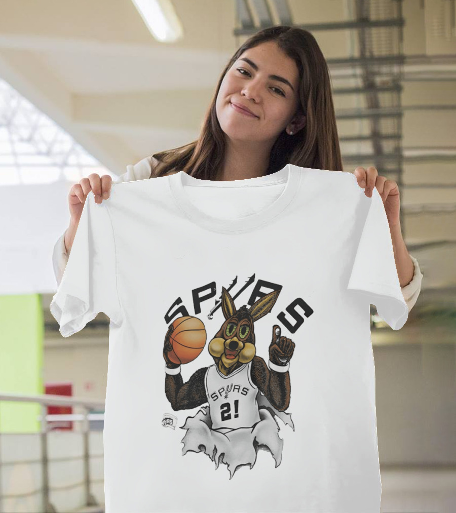 Coyote 21 Tim Duncan San Antonio Spurs Basketball Silver Breakthrough 2026 T-Shirt