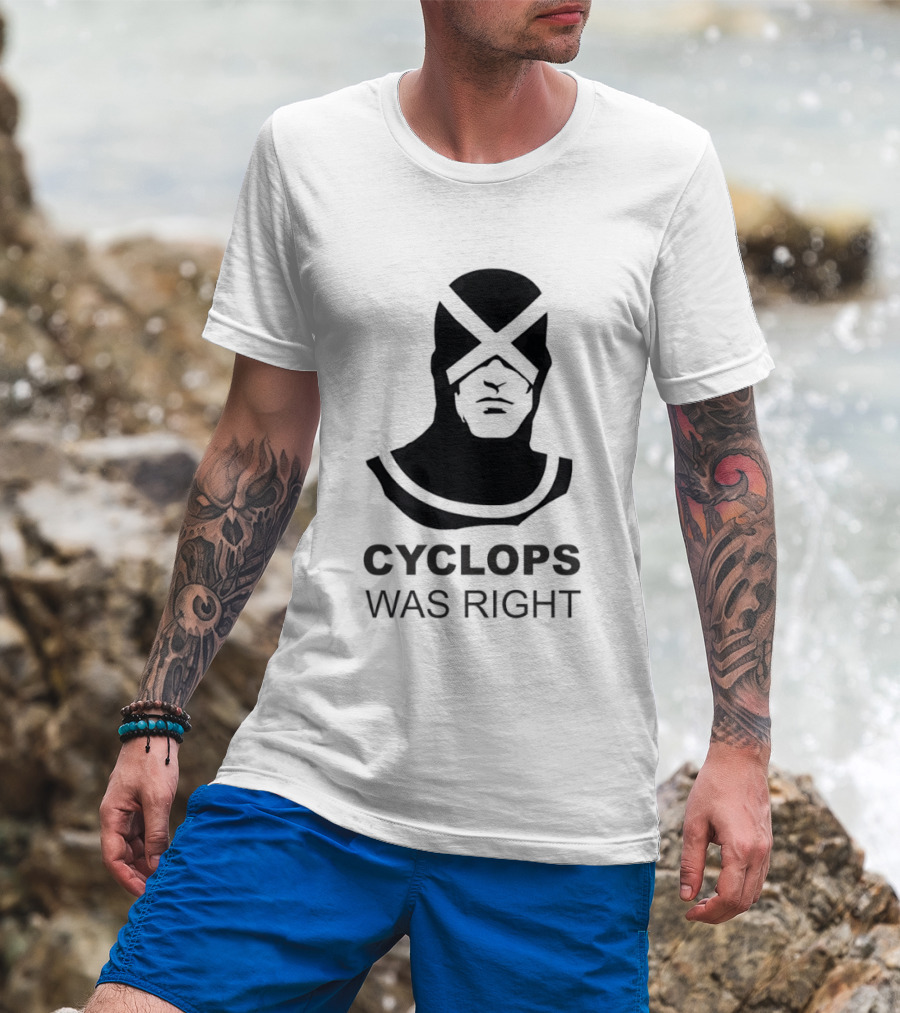Cyclops Was Right X Men Marvel Comics T-Shirt