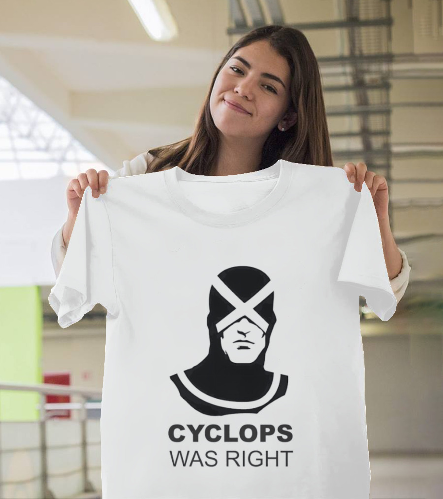 Cyclops Was Right X Men Marvel Comics T-Shirt