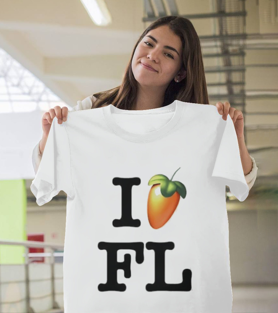 FL Studio I Love FL Logo Fruit T-Shirt