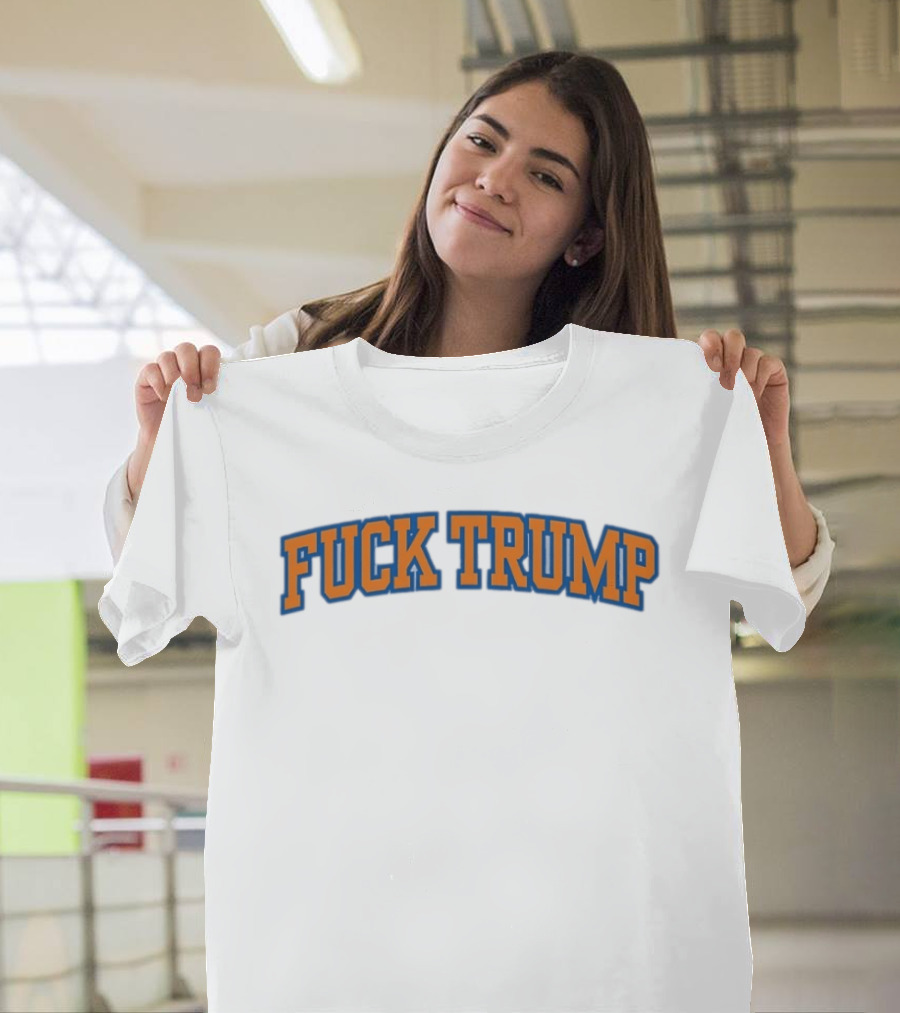 Fuck Trump New York Knicks NBA Basketball 2026 T-Shirt