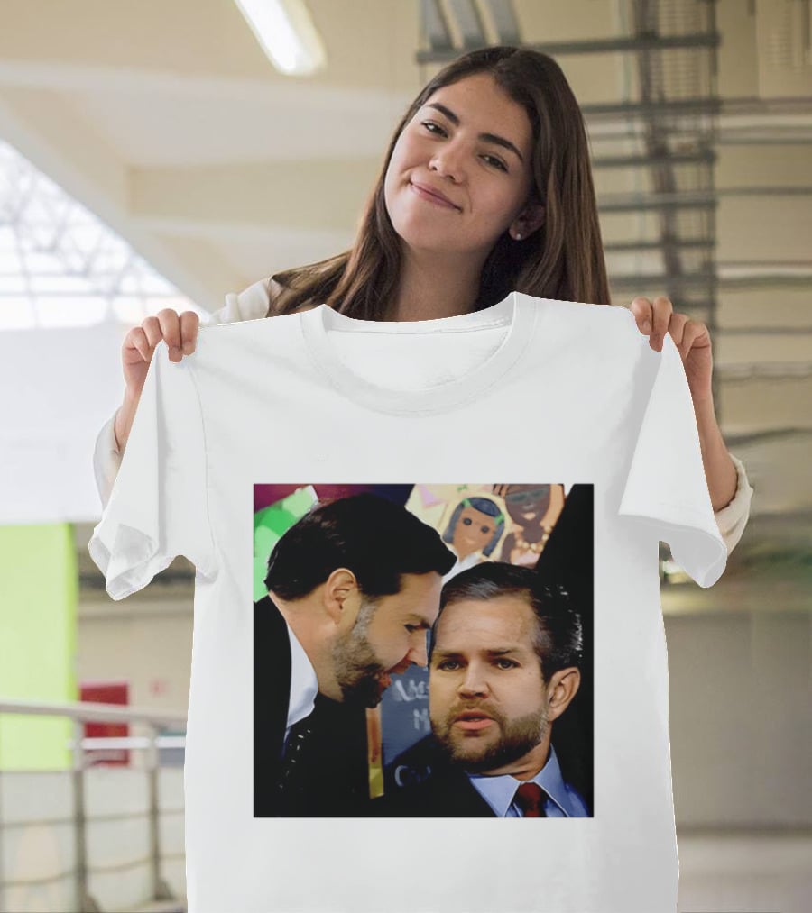 JD Vance And Jerry Falwell Jr Whispering In The American T-Shirt