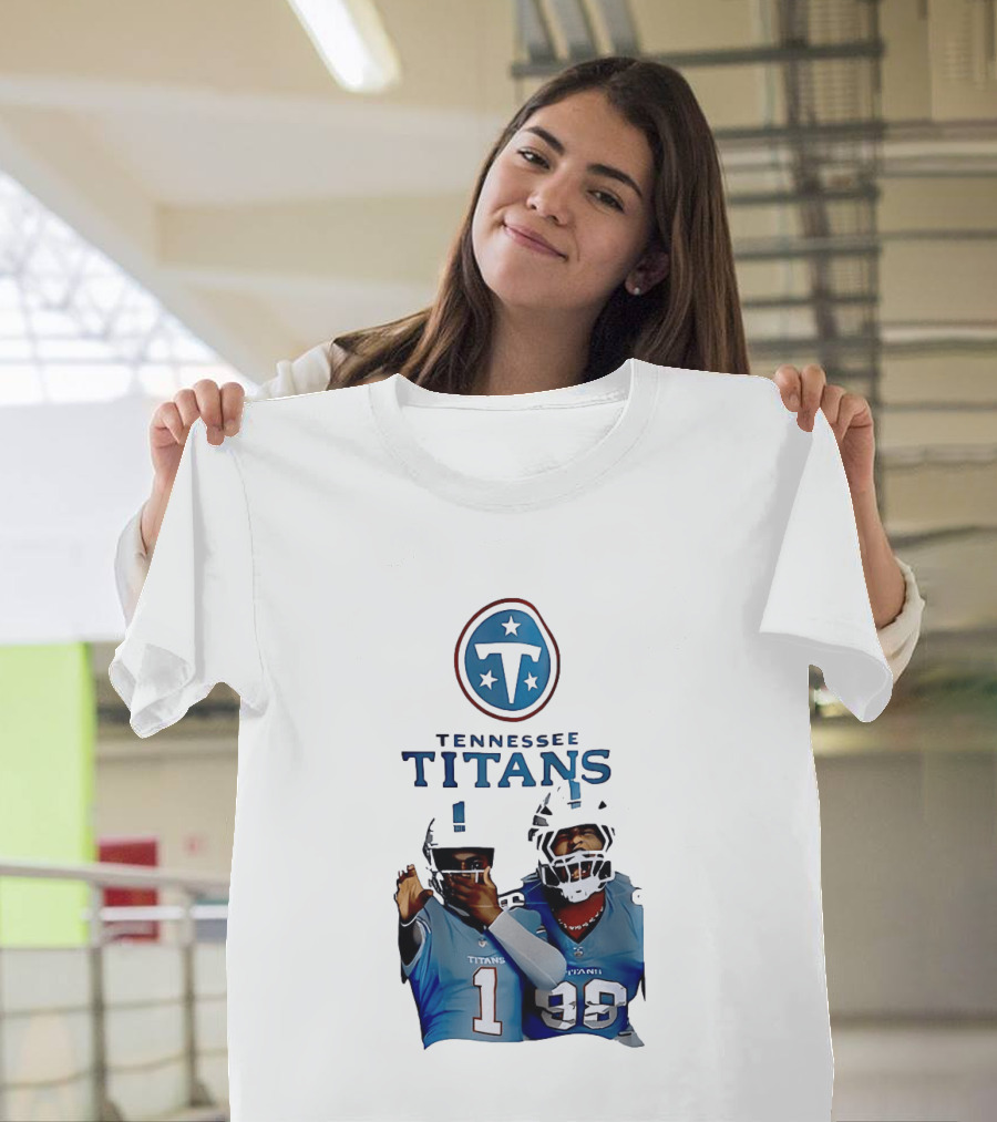 Tennessee Titans Step Brothers Kyler Murray Jeffery Simmons T-Shirt