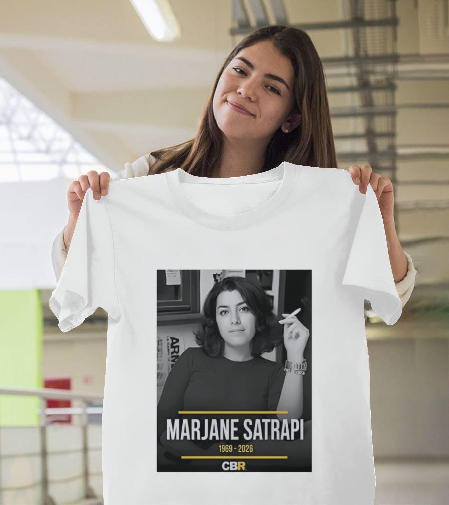Marjane Satrapi 1969 2026 CBR Memorial T-Shirt