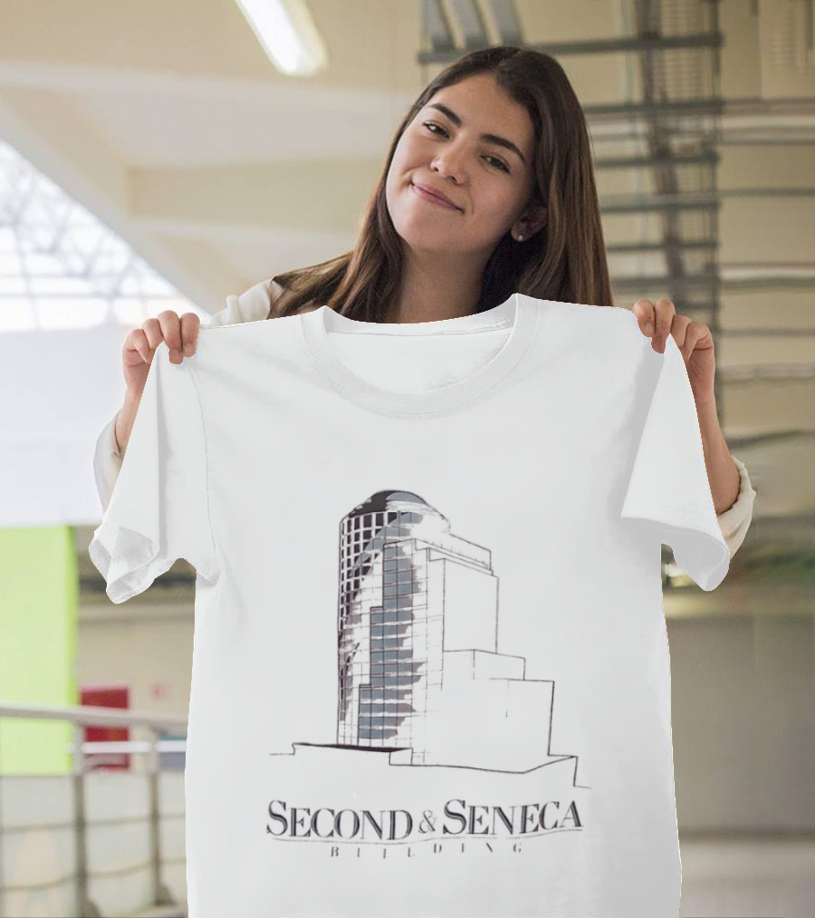 Second And Seneca Seattle Building Architectural Landmark T-Shirt