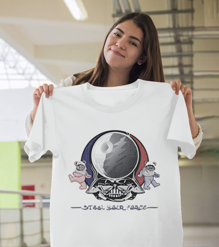 Steal Your Face Grateful Dead Dancing Bears Darth Vader T-Shirt