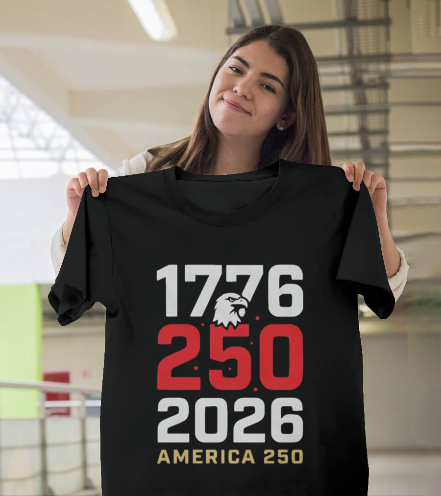 1776 2026 America 250 Eagle Celebration T-Shirt