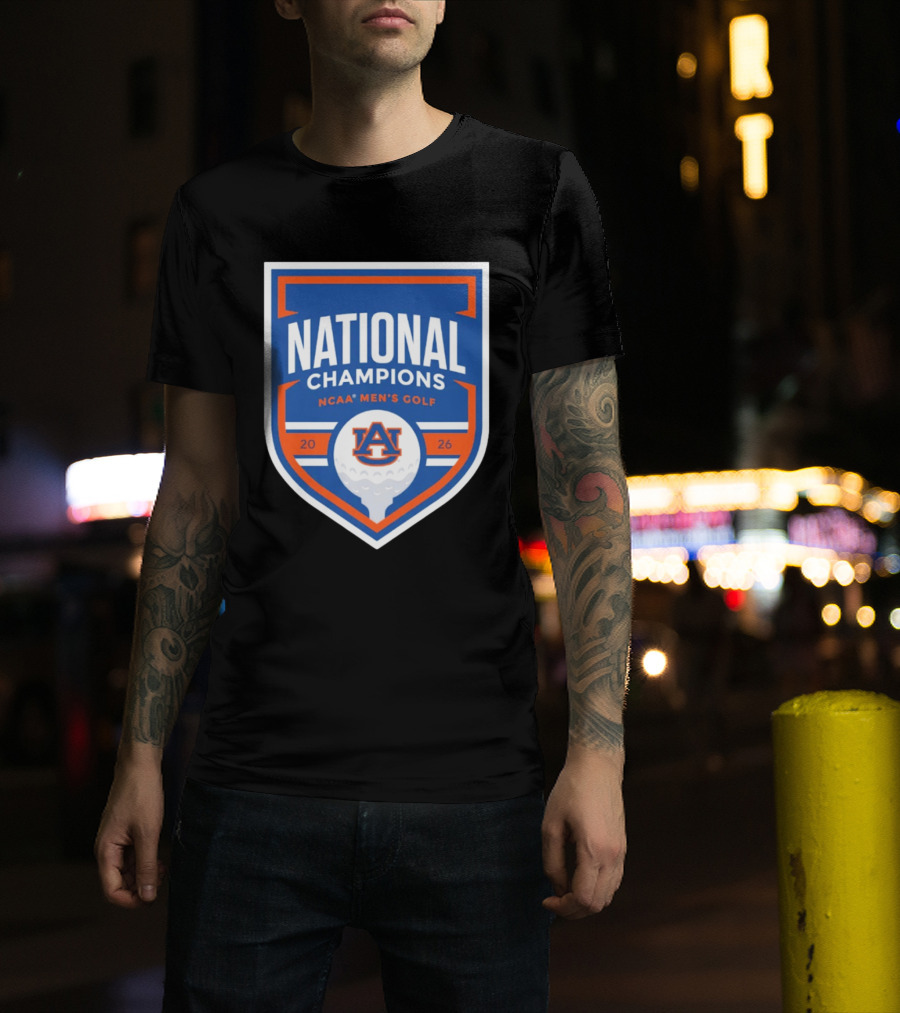 Auburn Tigers National Champions 2026 NCAA Men's Golf T-Shirt