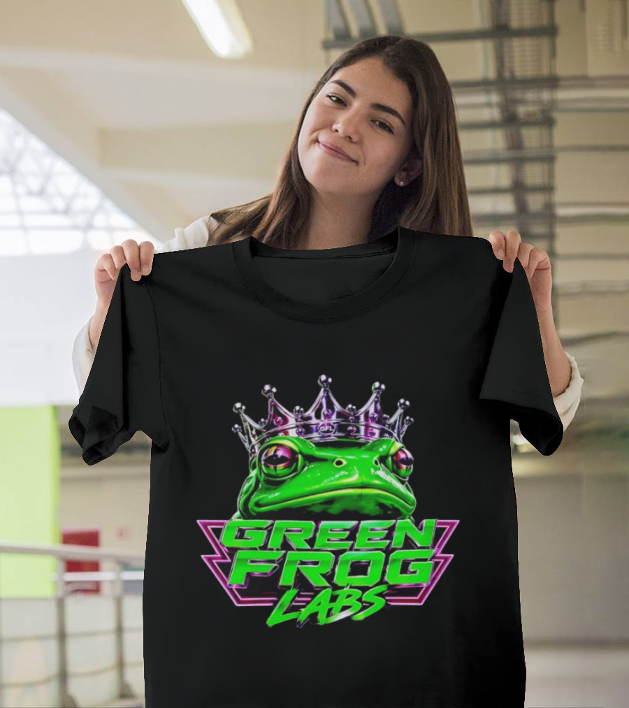 Green Frog Labs Crown Frog Royalty T-Shirt