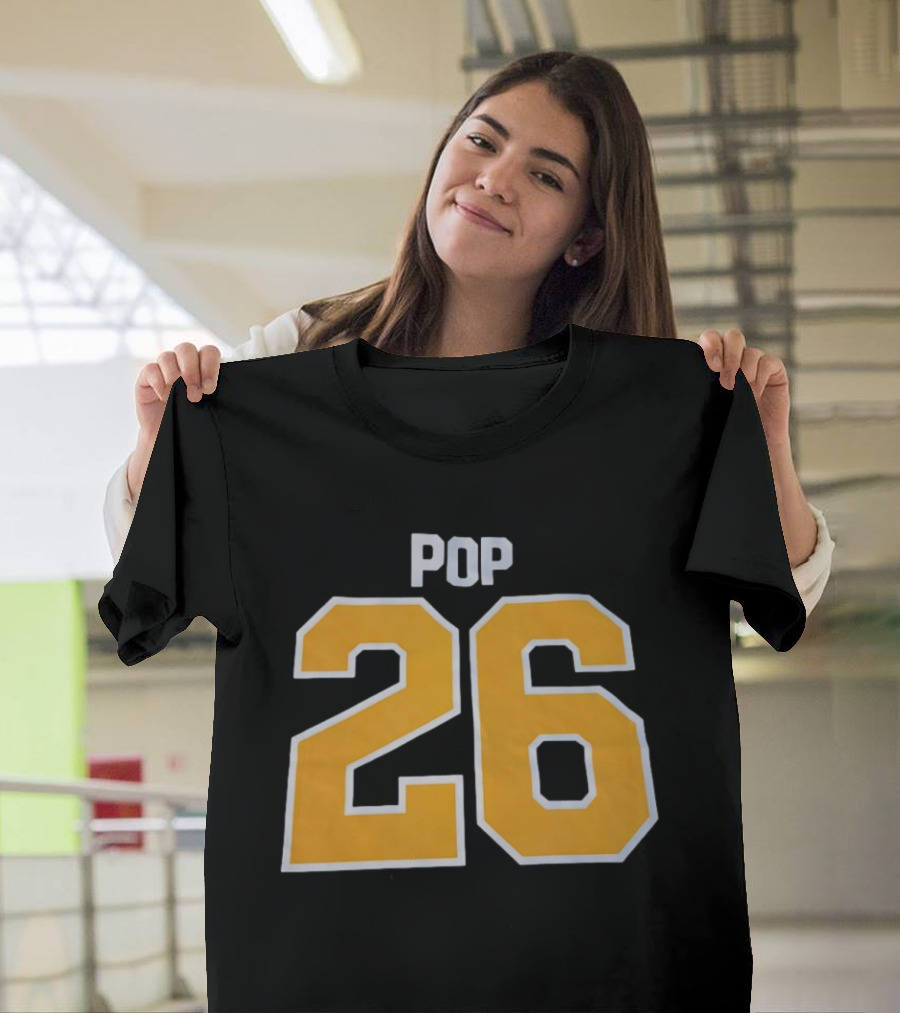 Gregg Popovich San Antonio Spurs NBA Pop 26 T-Shirt