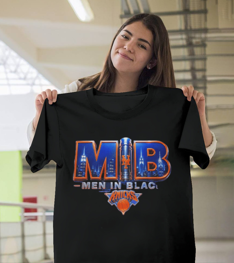 MIB Men In Black New York Knicks T-Shirt