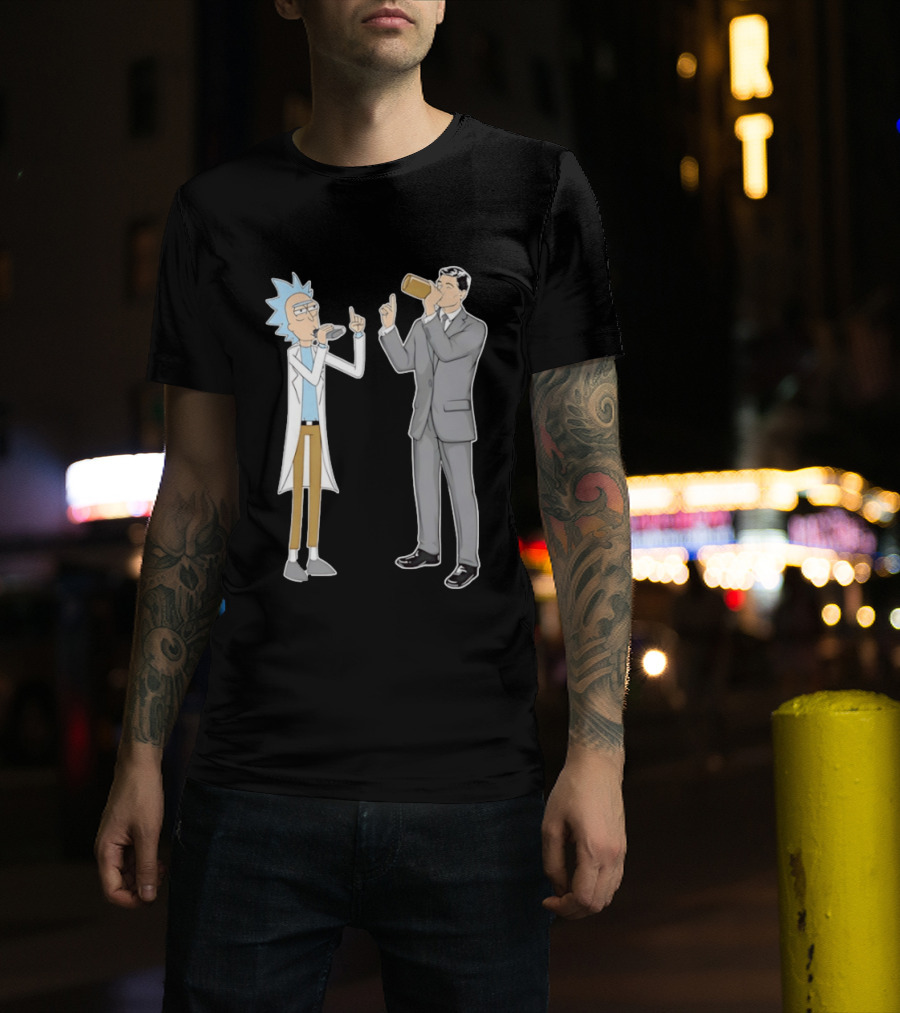 Rick Sanchez And Sterling Archer Drinking T-Shirt
