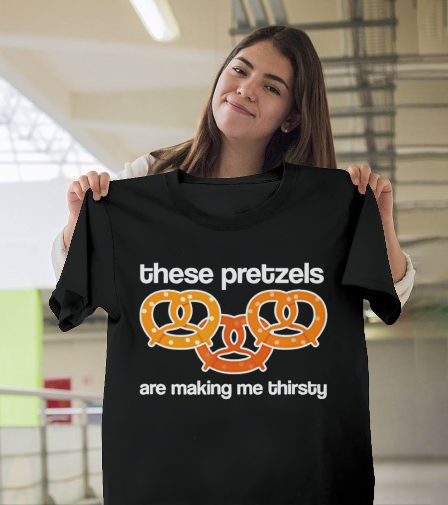 Seinfeld These Pretzels Are Making Me Thirsty Olympic Rings Comedy Show T-Shirt