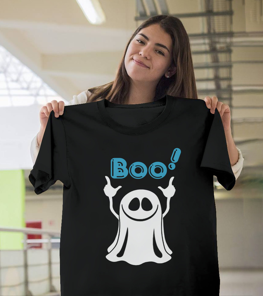 Boo Ghost Spooky Halloween Fun T-Shirt