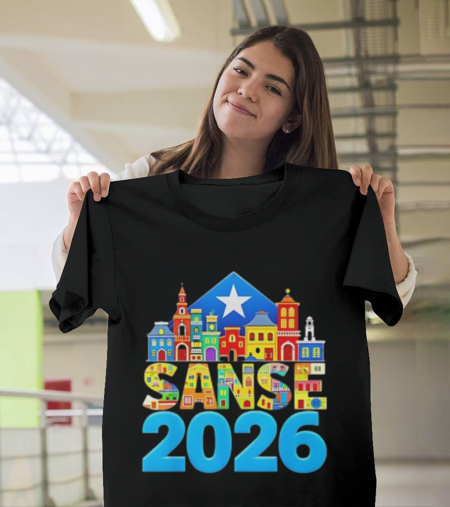 Sanse 2026 Balcones De Cora San Sebastian Festival San Juan T-Shirt