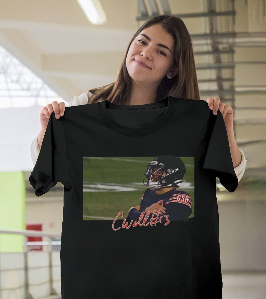Caleb Williams Cold Celebration Chicago GSH Football CWill13 T-Shirt