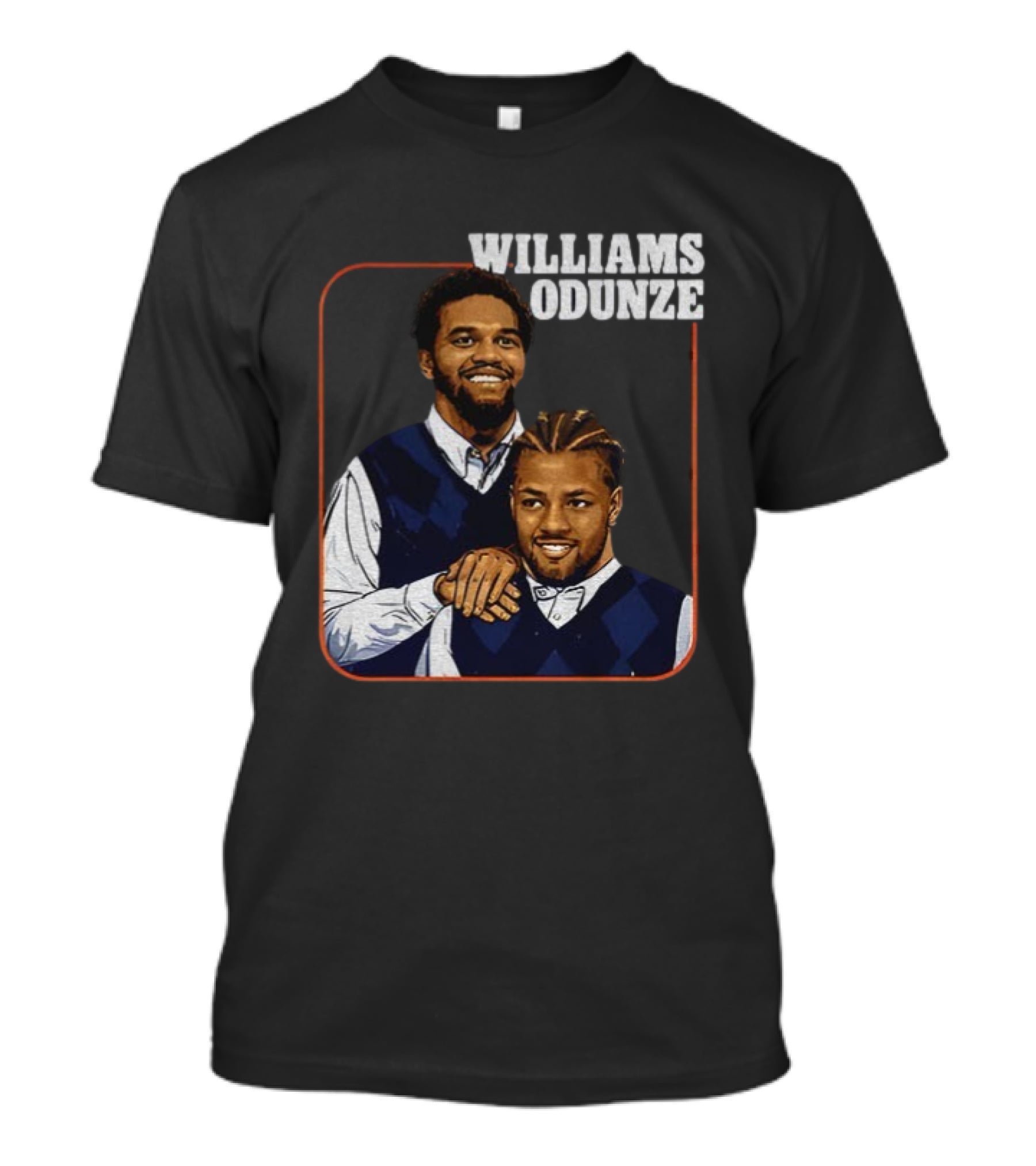 Caleb Williams Rome Odunze Vintage Step Brothers Bears T-Shirt