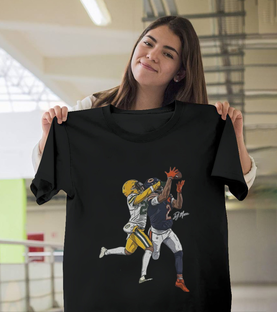 DJ Moore Chicago Bears Game-Winning Touchdown Against Green Bay Packers T-Shirt