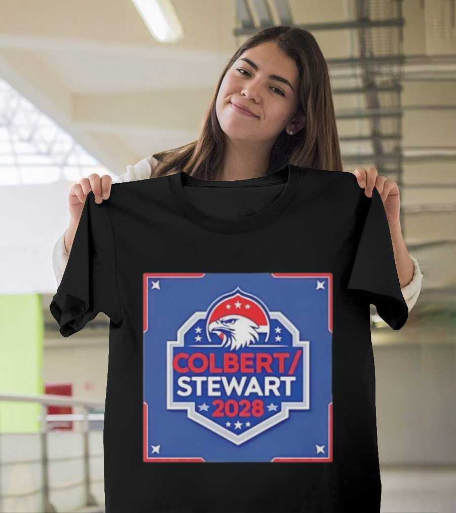 Colbert Stewart 2028 Eagle Stars Badge T-Shirt