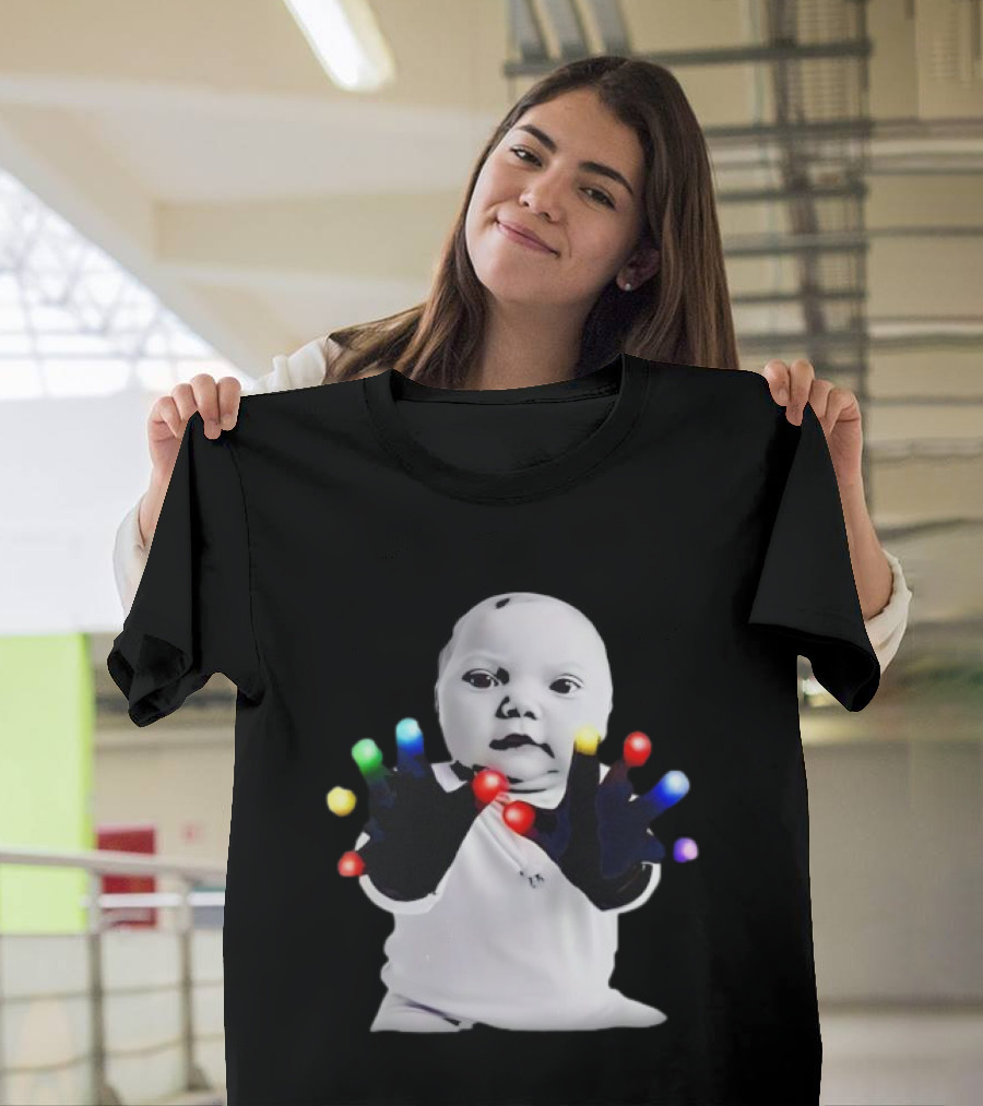 AI Baby Hands Light Gloving Meme Niche T-Shirt