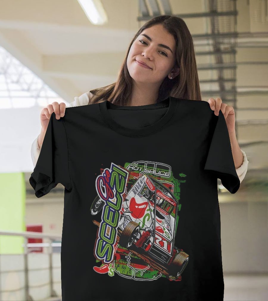 Gio Scelzi Hot Sauce Chili Bowl Racing Graphics T-Shirt