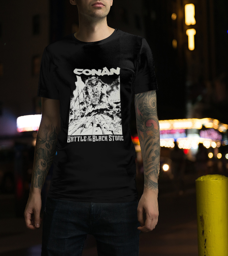 Conan Battle Of The Black Stone Fantasy Adventure T-Shirt