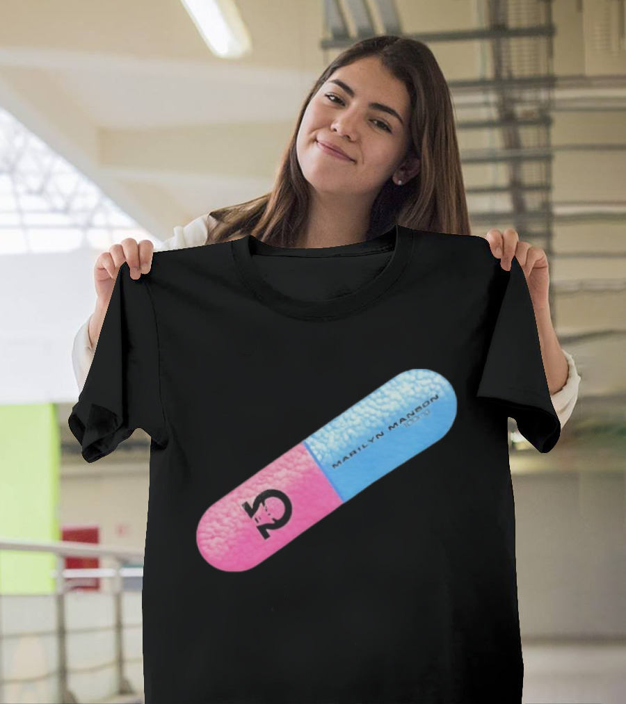 Marilyn Manson Mechanical Animals Pill Design T-Shirt