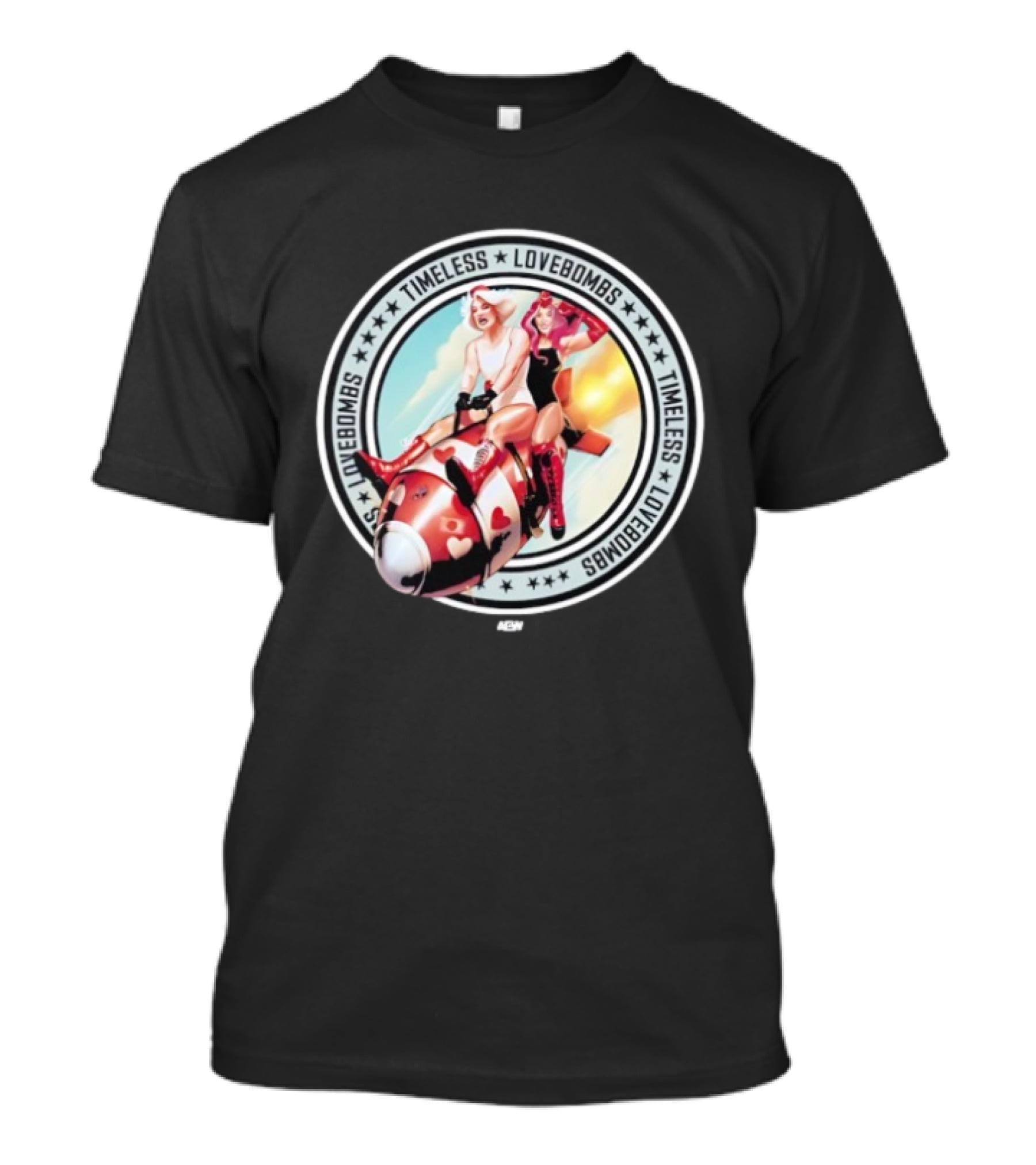Timeless Love Bombs All Elite Wrestling Bombs Away T-Shirt