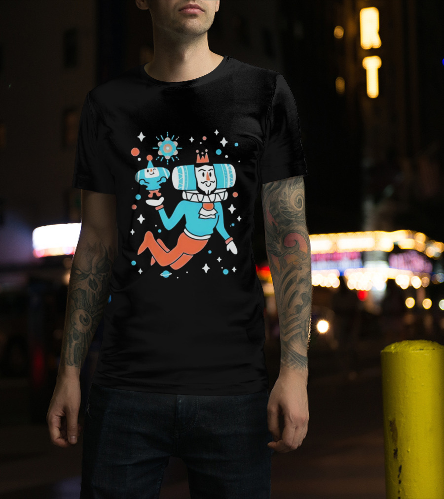 Space Dad Cool Katamari Prince Cosmic Adventure T-Shirt