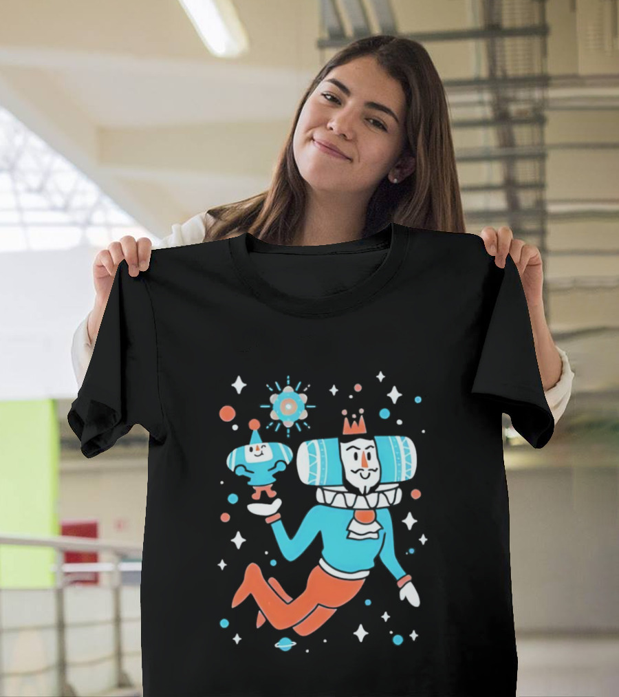 Space Dad Cool Katamari Prince Cosmic Adventure T-Shirt