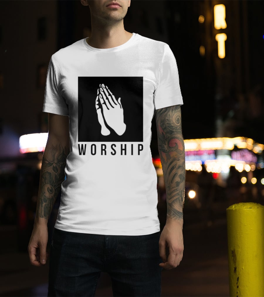 Pray Hands Worship T-Shirt