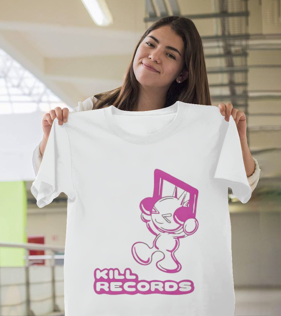 Lil Killa Kill Records Radio Icon With Music Notes T-Shirt