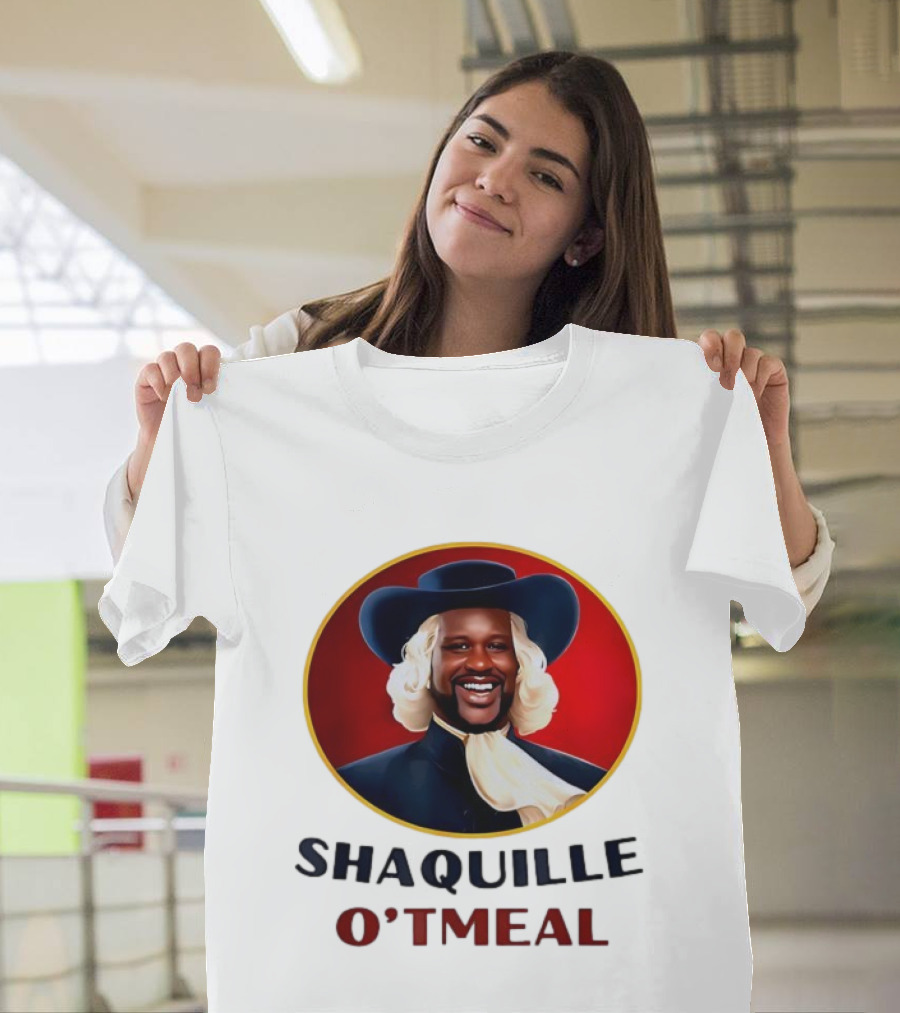 Shaquille Oatmeal Funny Meme Cereal Parody T-Shirt