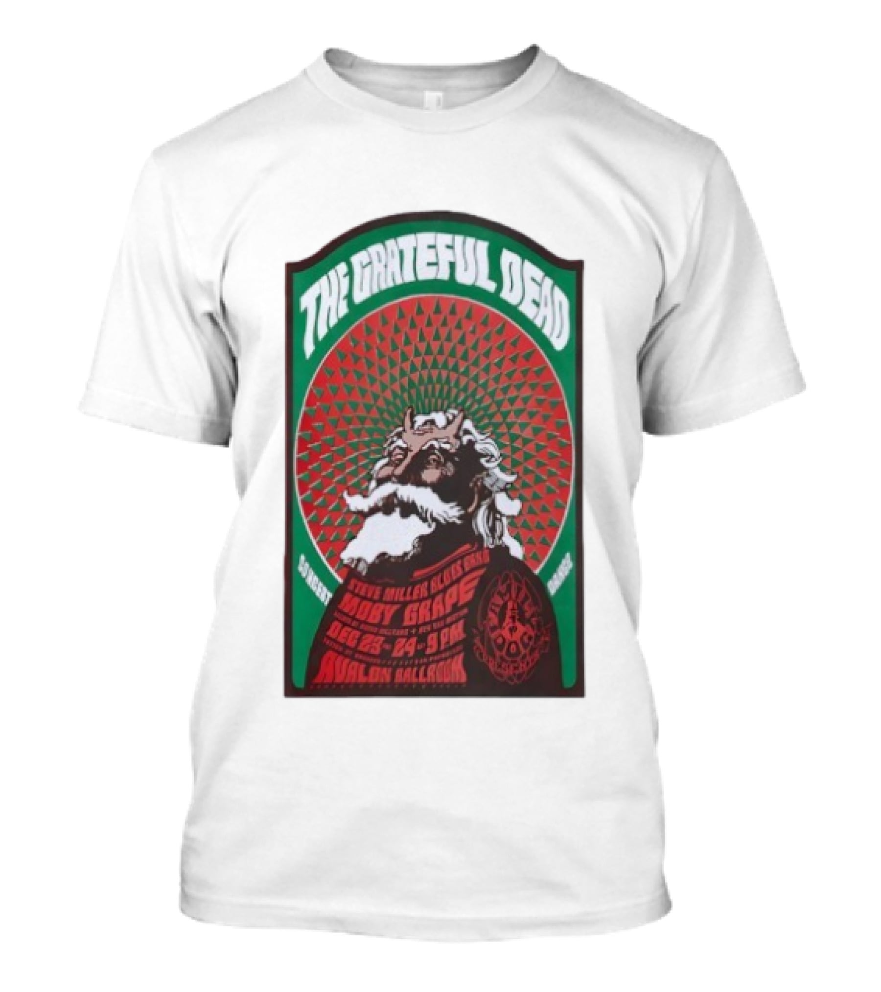 The Grateful Dead Avalon Ballroom San Francisco Dec 23-24 2025 Featuring Moby Grape And Steve Miller Blues Band T-Shirt